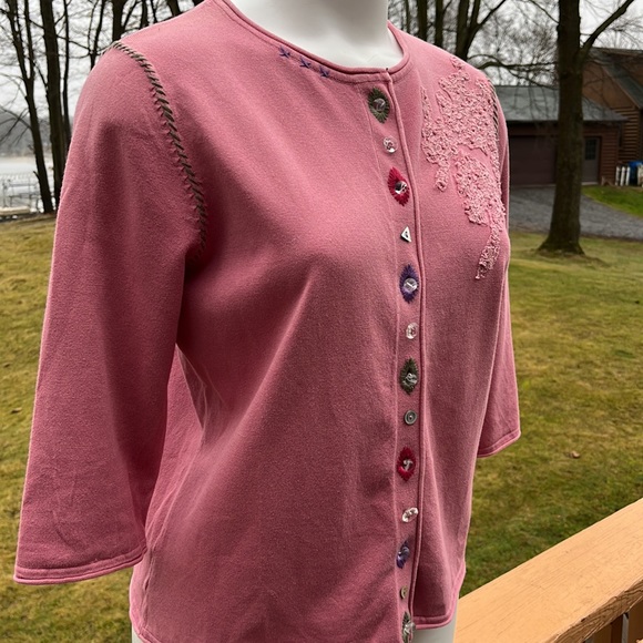 Marsh Landing embellished sweater M - Picture 5 of 9